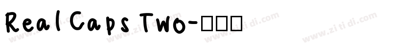 Real Caps Two字体转换
